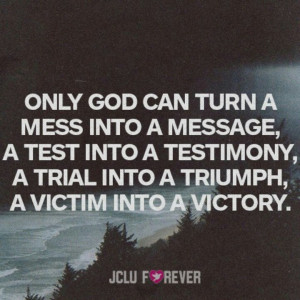 Only God can Turn Things Around