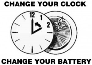... it is safe to check or change them every time you change your clocks