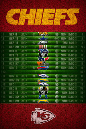 NFL Schedule iPhone lock screen graphics