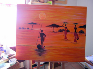 tableau africain de cathou