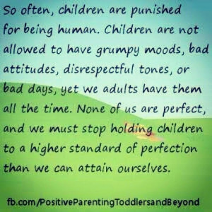 Love this! We put too much pressure on our kids about a bad attitude ...