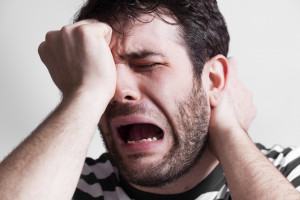 Crying men