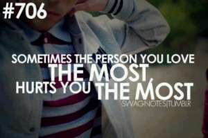 No respect for my feelings.