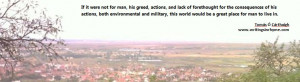 Pannonian Plain at Vrsac, Serbia - Quote from Tomas O Carthaigh