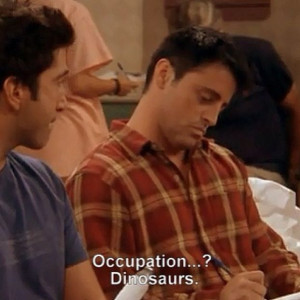 Ross and Joey Friends tv show Funny quotes