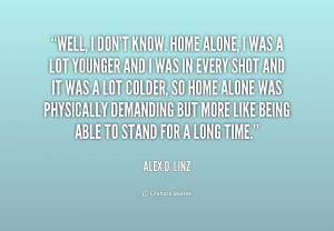 Alex D Linz Quotes