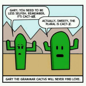 hooray for grammar jokes: Grammar Cactus, Grammar Jokes, Grammar ...