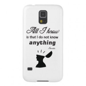 Socrates funny quote case for galaxy s5