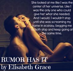 Teaser Quote - Rumor Has It (Limelight #1 ) by Elisabeth Grace New ...