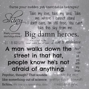 Firefly Quotes fabric by lorileebriggs on Spoonflower - custom fabric