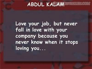 Love Your Job, But Never Fall In Love With Your Company