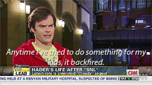 ... she's older she's going to be a firecracker Hannah Hader is my hero