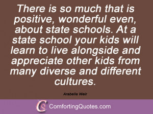 There is so much that is positive, wonderful even, about state schools ...