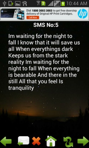 View bigger - Good Night Quotes for Android screenshot