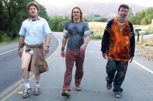 Seth Rogen, James Franco and Danny McBride in Columbia Pictures ...