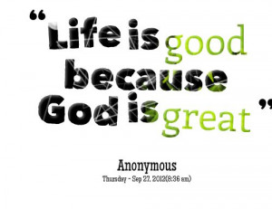 god is good quotes - Google Search