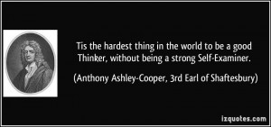 thing in the world to be a good Thinker, without being a strong ...