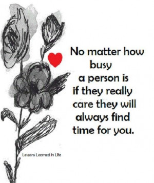 Truth! You make time for what's important!