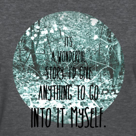 Design ~ Inkheart Quote - Women's T-shirt