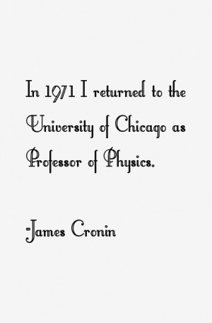 James Cronin Quotes & Sayings