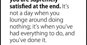 Day When You Are Supremely...