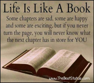 Life is like a book picture quotes image sayings