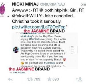 pretty on fleek-nicki minaj vs christina milian-the jasmine brand