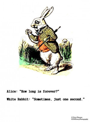 Forever- | Alice in Wonderland Quote | Vintage Art Illustration ...