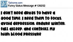 High Blood Pressure Funny Quotes