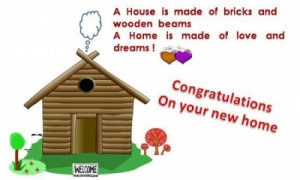 Housewarming Messages: Congratulatory New Home Messages ,Greetings and ...