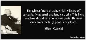 imagine a future aircraft, which will take off vertically, fly as ...