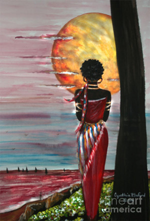 African Queen Painting...