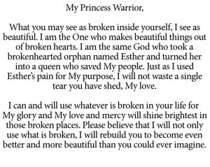 To My Princess Warrior: Princesses Warriors, My Princesses, Jesus ...