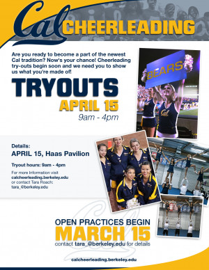 Cheer Tryout Flyer