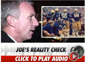 Joe Montana Tears Holes in 'Rudy'