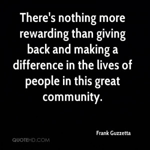 Quotes On Giving Back to the Community