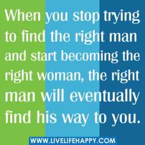 Finding The Right Guy Quotes 