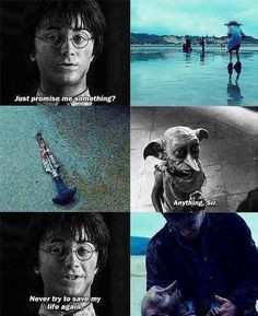 Dobby died saving Harry.