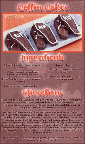 Coffin Cake Recipe