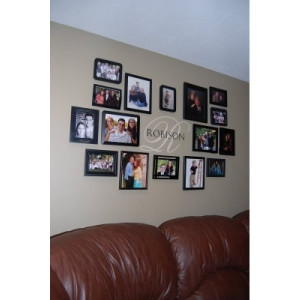 FAMILY NAME AND Monogram Letter Vinyl wall art quotes and sayings home ...