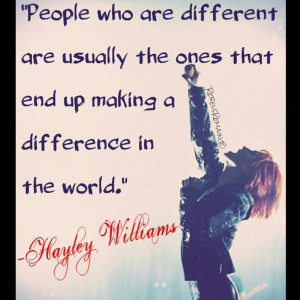 Haley Williams Quote