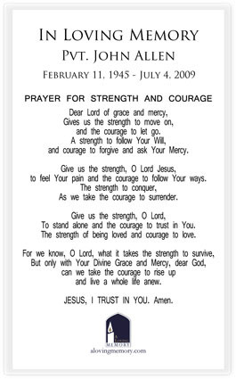 ... and self control of courage prayer music courage prayer men matthew 18