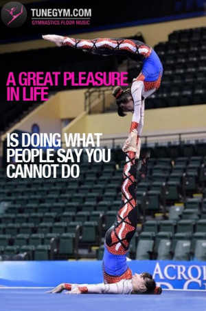 Acrobatic Gymnastics motivational quote Can I please learn how to do ...