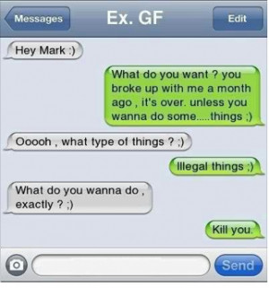 Just My Ex-girlfriend, funny text messages