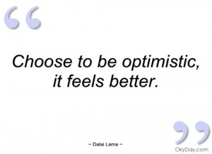 choose to be optimistic dalai lama
