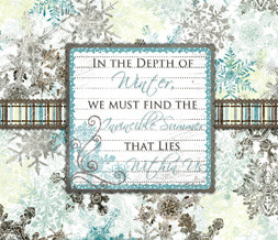 Winter Quote Wallpaper - Inspirational Winter Wallpaper Preview