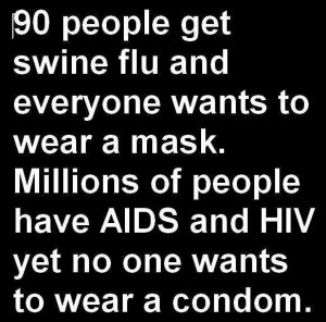 Hummm #flu #HIV quote