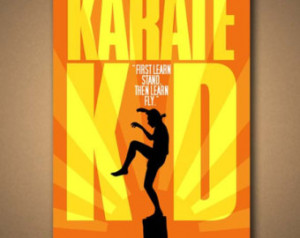 THE KARATE KID Movie Quote Poster