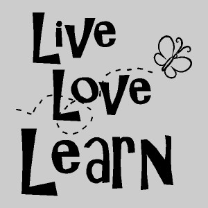 live love learn inspirational wall words decals lettering quotes
