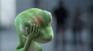 frustrated,facepalm gif,commercial,smh,gecko,geico